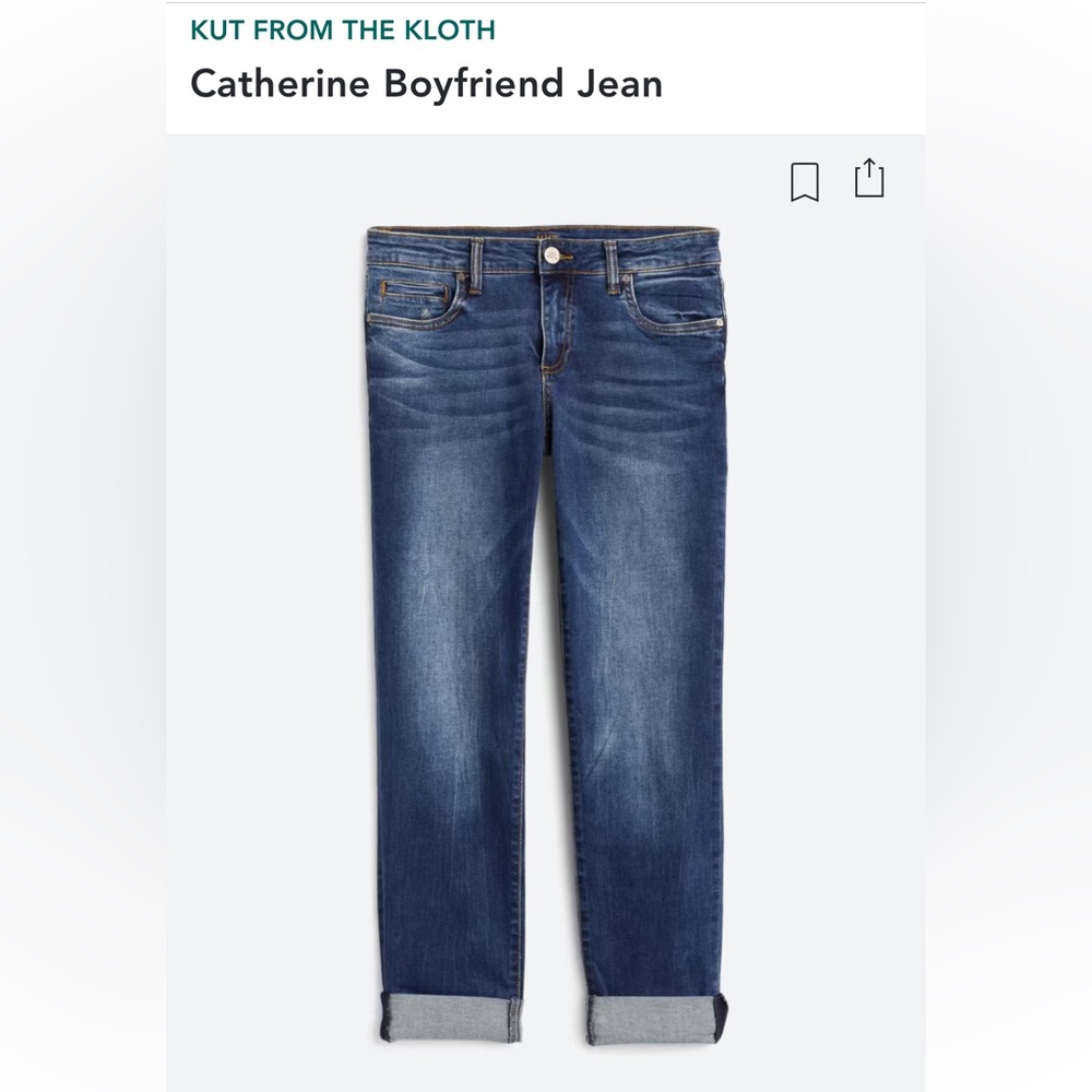 Kut From the Kloth Catherine Boyfriend Jean